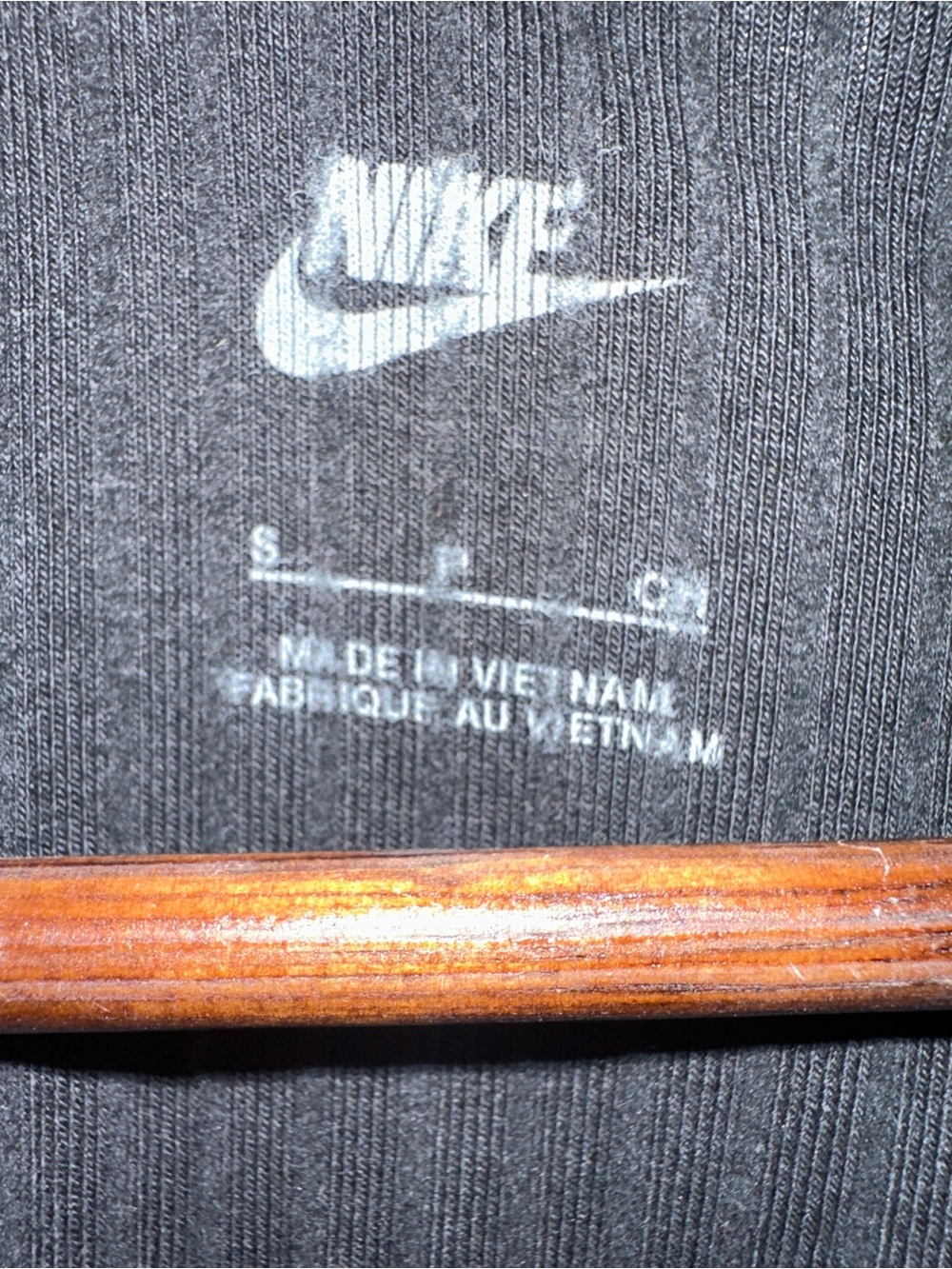 Nike Black Ribbed Button Front Cardigan Sweater Lightweight Athleisure Size S - Picture 4 of 7